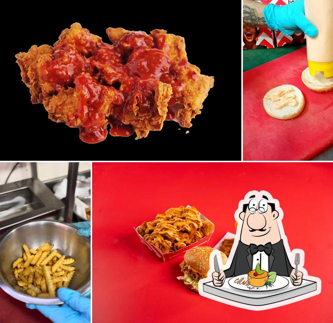 Meals at KHA - Burgers, Fries, Fried Chicken