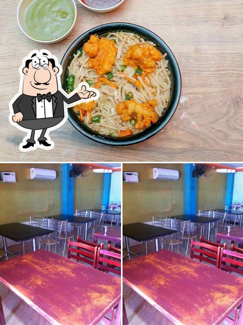 The photo of Hotel Noor’s interior and food