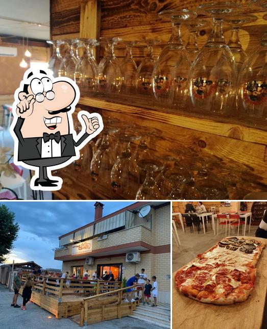 La interni e esterno del ristorante
