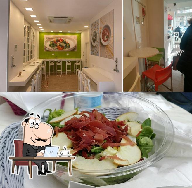 La foto di interni e cibo da Piusanopiubuono BIO