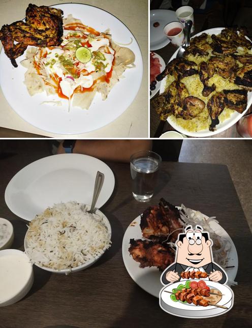 Food at Tandoor Hut Restaurant