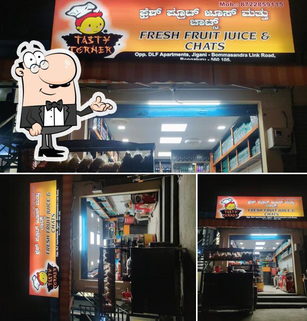 The interior of Tasty Corner