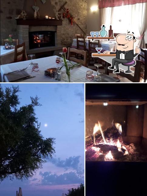 Dai un'occhiata agli interni di Trattoria Tre Camini - ristorazione e servizio aperitivo con vista panoramica