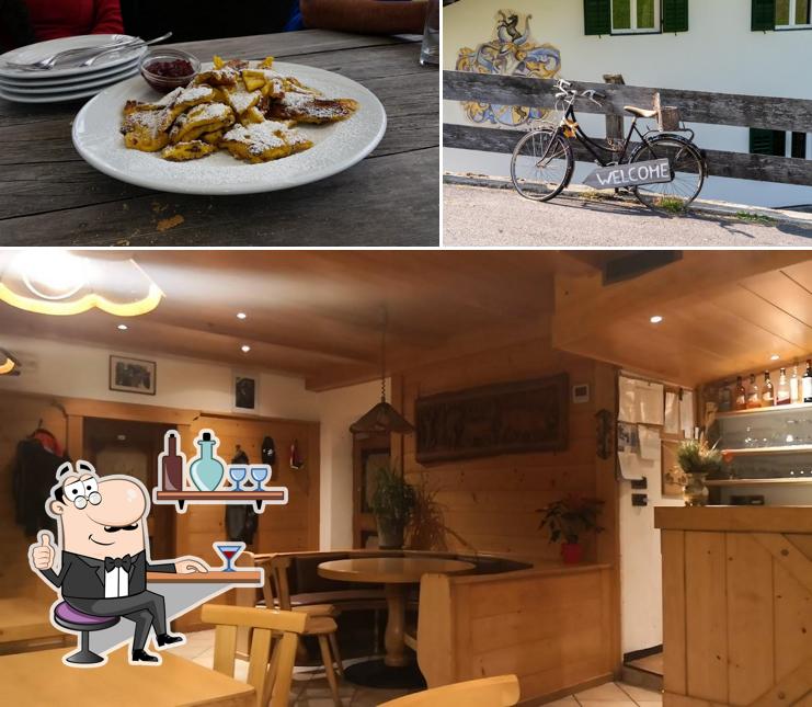 La immagine della interni e cibo di Albergo Somont