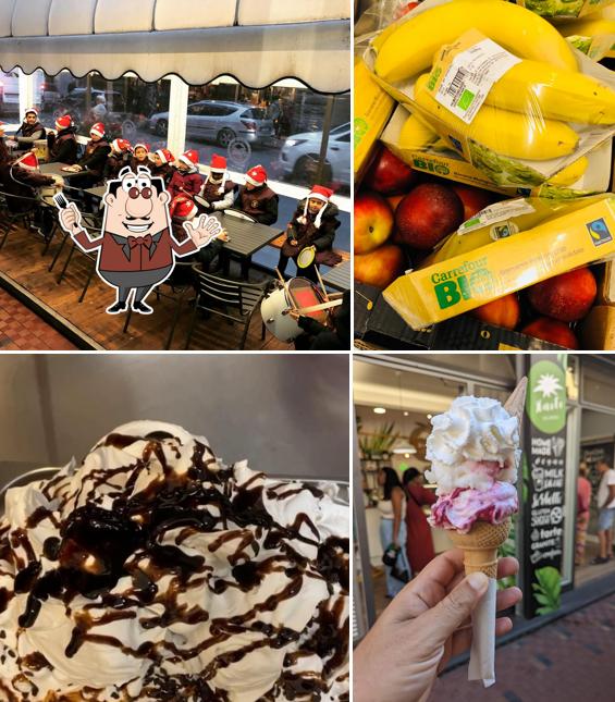 Platti al Gelateria Haiti