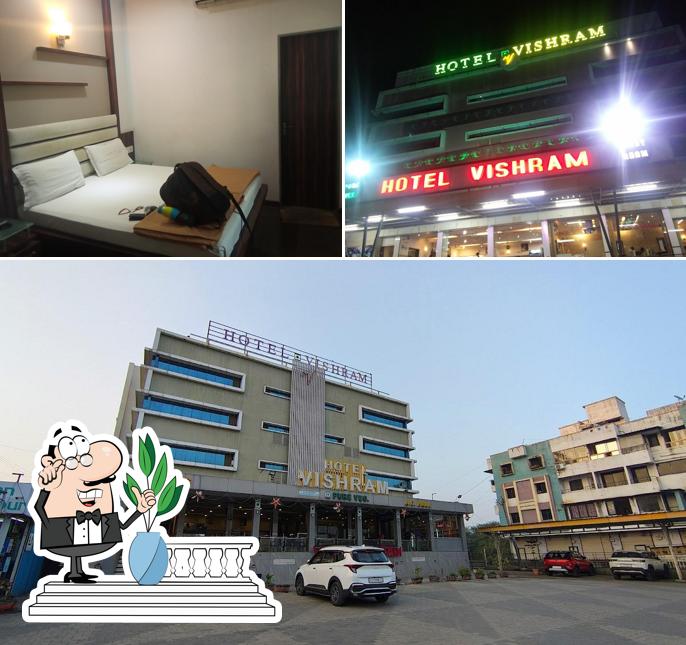 The outside area is an important feature of Hotel Vishram &Guest House
