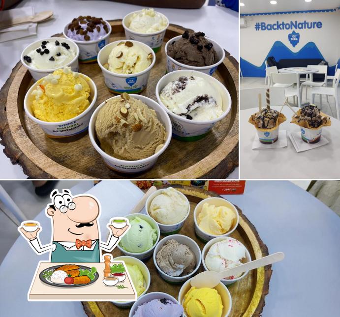 Food at Iceberg Organic Icecreams