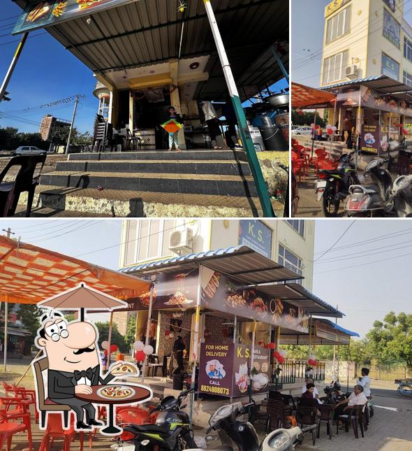 The exterior of K. S. Cafe & Restaurant