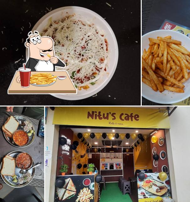 French fries at Nitu's Cafe