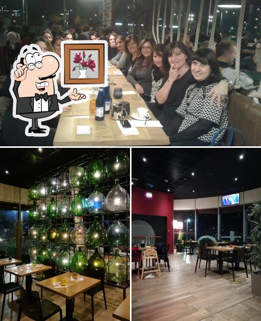Gli interni di Pizzikotto Baragalla