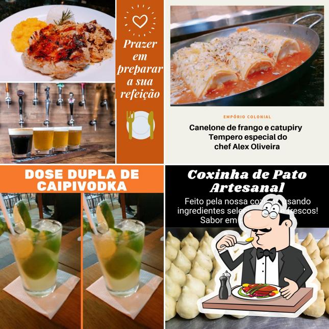 Platos en Empório Colonial