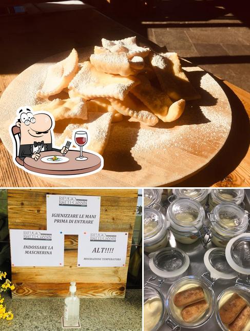 La cibo e interni del ristorante