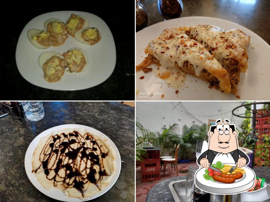 Food at Raj's Spanish Cafe