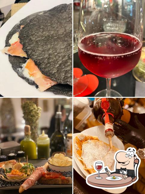 Cibo al Creperie Il Cortile Retrò vino & crêpes gourmet