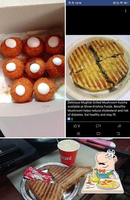Food at Delhi Slam Cafe