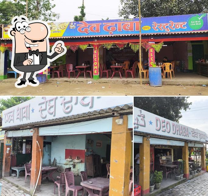 The interior of Dev dhaba