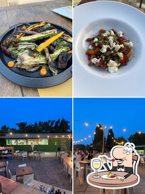 Questa è la foto che presenta la cibo e interni di EASY LIVING IN FATTORIA