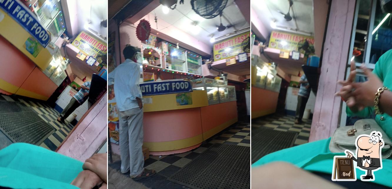 Look at the photo of Maruti fast food