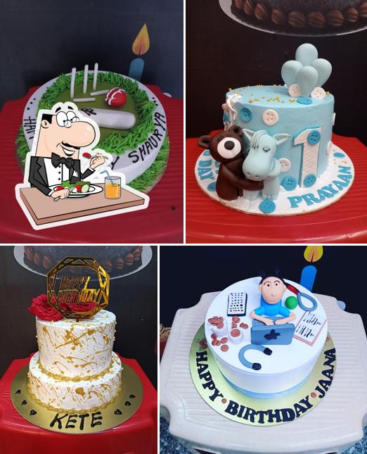 Food at The Baker's Cake Shop