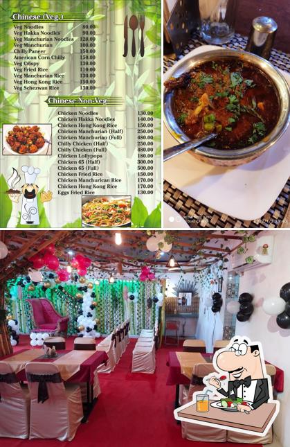 The cafe restro n Dining is distinguished by food and interior