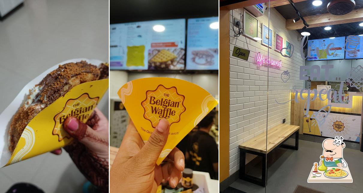 Food at The Belgian Waffle Co
