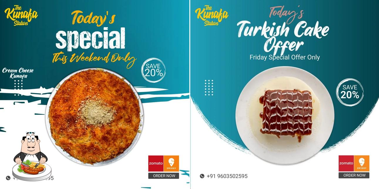 Food at The Kunafa Station
