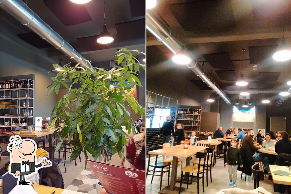 Gli interni di Beat Restaurant