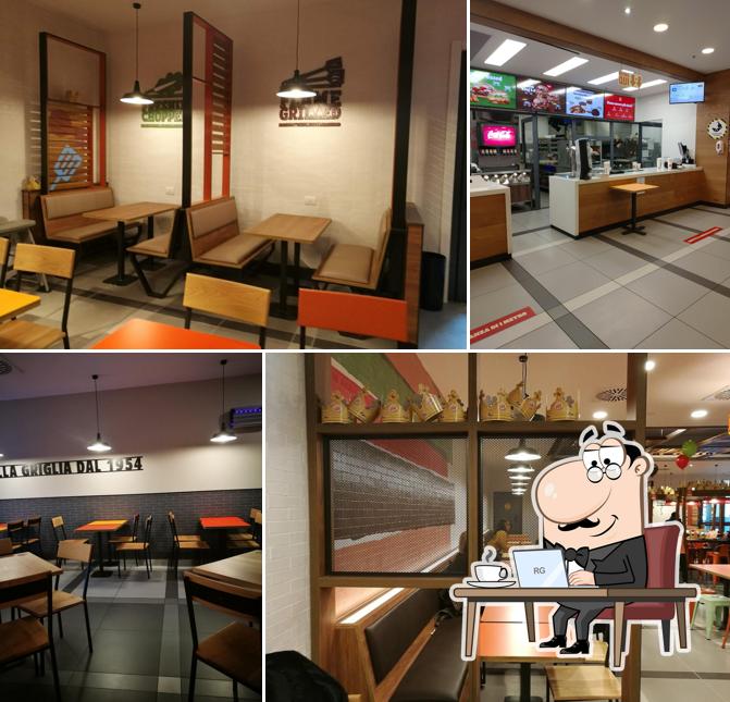 Dai un'occhiata agli interni di Burger King