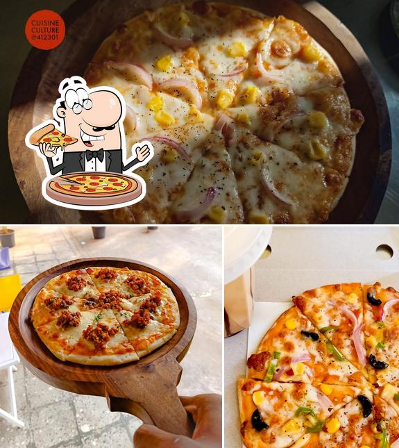 Order pizza at Cafe Pizza Culture