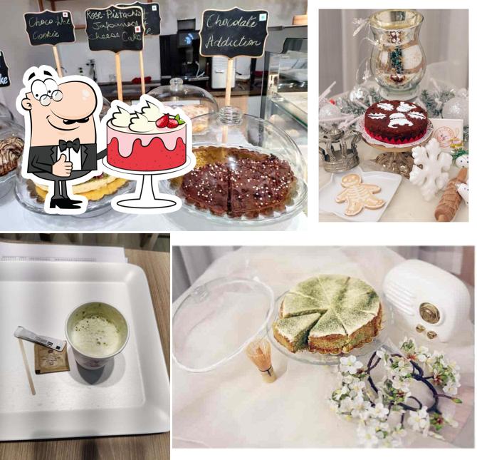 Red velvet cake at We Knead It