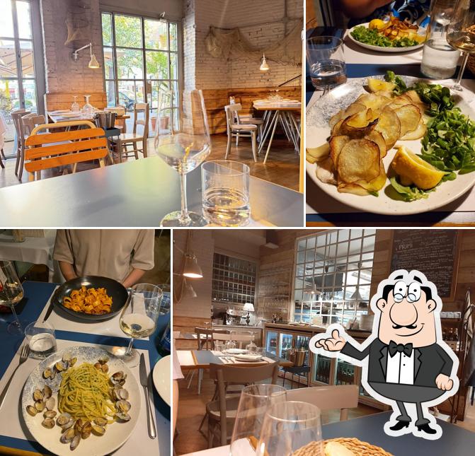 Dai un'occhiata agli interni di Osteria Gallia