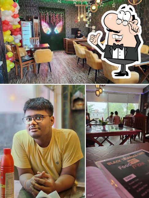 The restaurant's interior and beverage