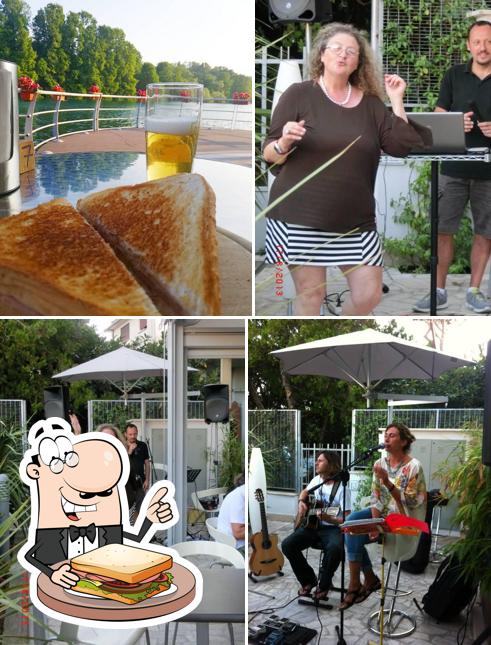 Toast al formaggio al Il Caffè del Parco