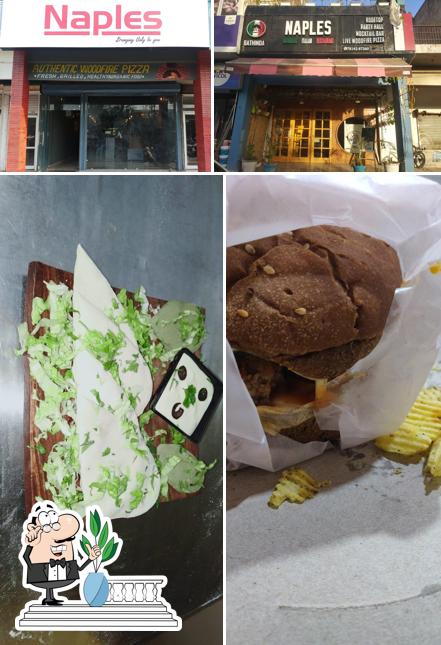 Naples Authentic Italian Cafe & Restro (Bathinda) is distinguished by exterior and food