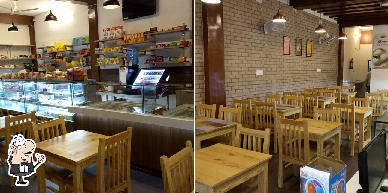 The interior of Nav Bharat Restrobakery - Pure Veg