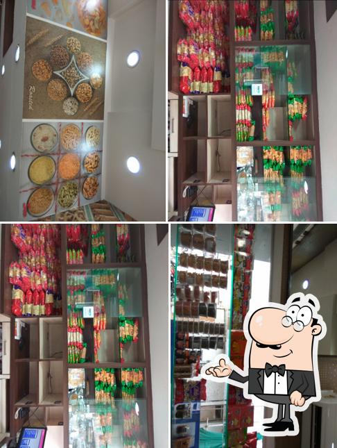 The interior of Om Namkeen