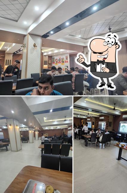 The interior of Shree Khodiyar Kathiyavadi Dhaba