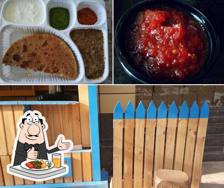 Food at The Paratha Corner
