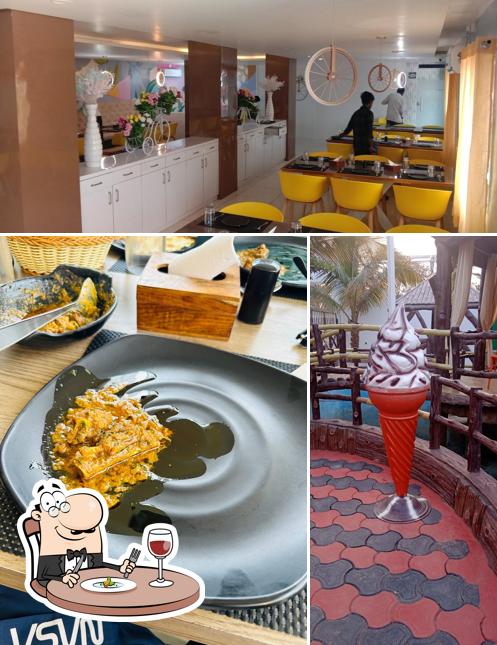 Take a look at the image showing food and interior at The Table - Multicuisine Resturant