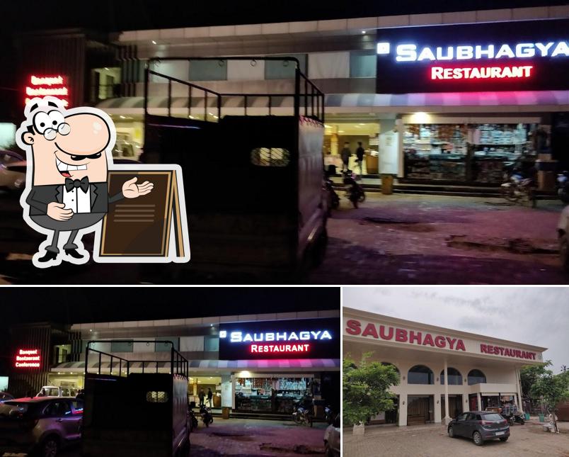 The exterior of Saubhagya Restaurant & banquet