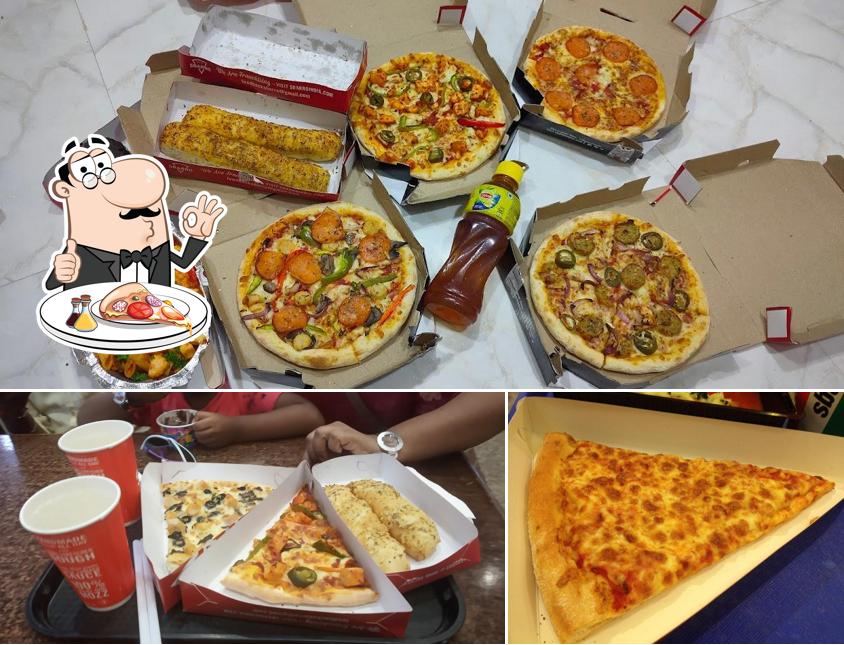 Pick different types of pizza