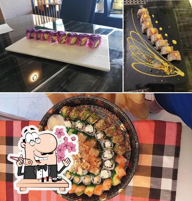 Ordina le varie opzioni di sushi