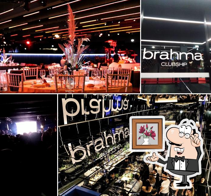 Gli interni di Brahma clubship