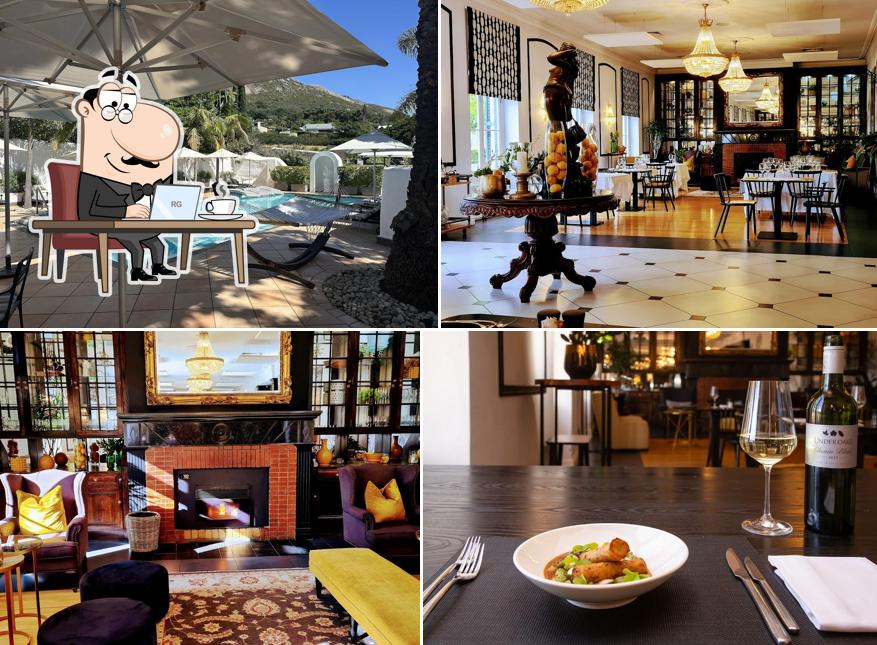 The interior of Grande Roche Restaurant