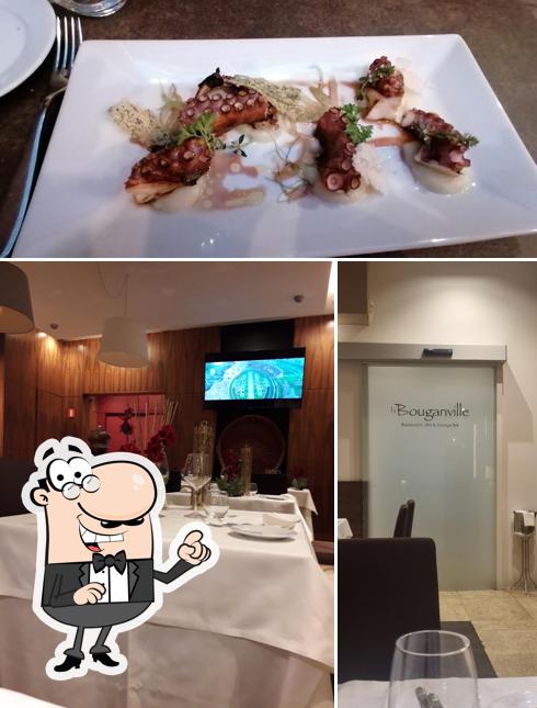 Tra le diverse cose da La Bouganville si possono trovare la interni e cibo