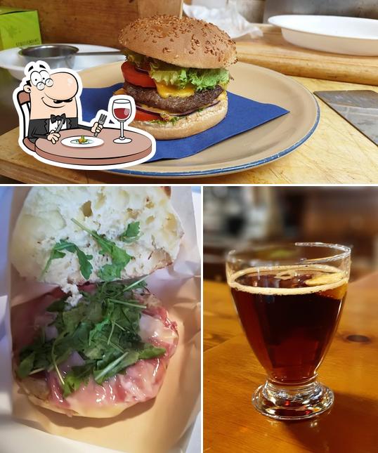 La cibo e birra del ristorante