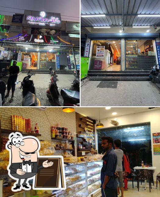 This is the image displaying exterior and food at Baker's Mansion