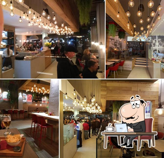 Gli interni di Fuel Coffee and Food