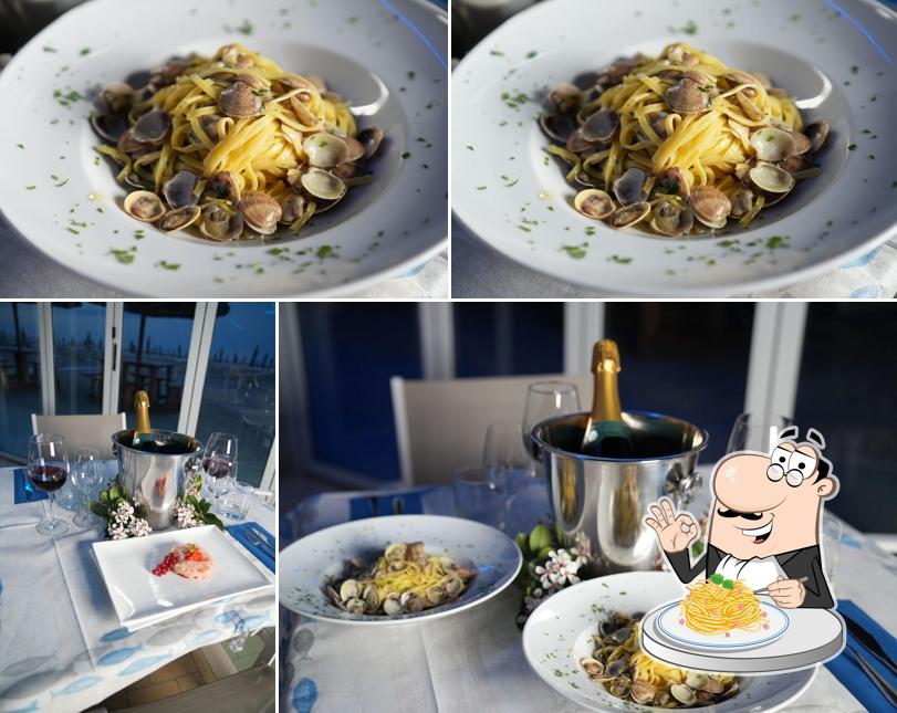 Spaghetti alla carbonara al Malù Pesce Vista Mare