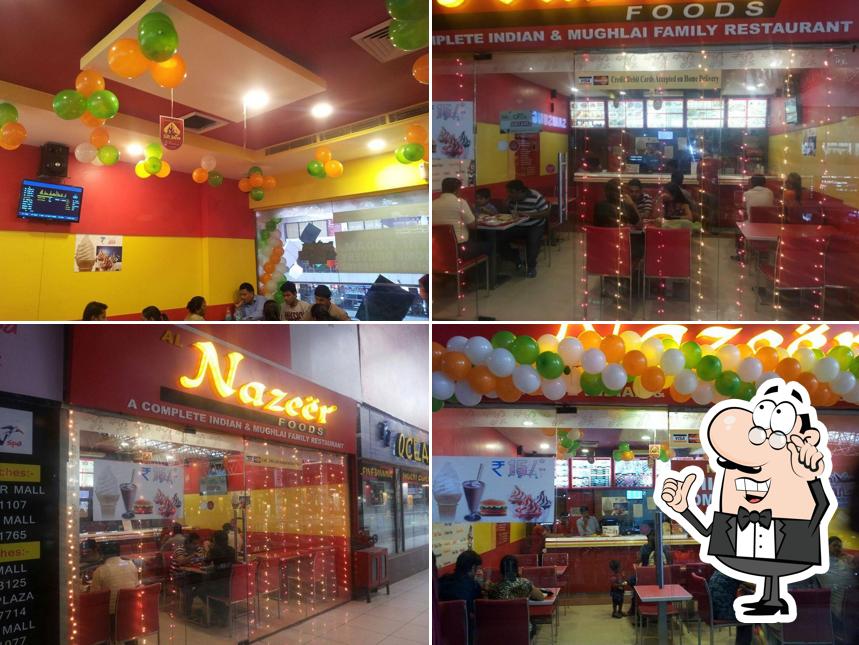 The interior of Nazeer Foods, Pacific Mall, Ghaziabad Sahibabad